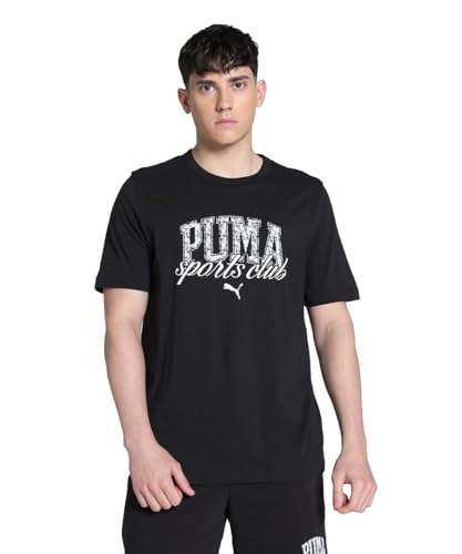Puma Unisex Puma Class Graphic Tee T-Shirts, Puma Black, – Ansicht 1