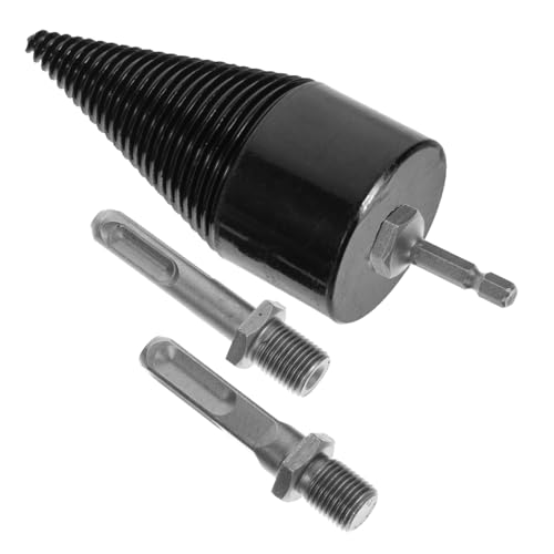TOYANDONA Broca Divisor de Leña Acero Resistente para Astillar Troncos Rápido para Taladro Eléctrico y Martillo Perforador