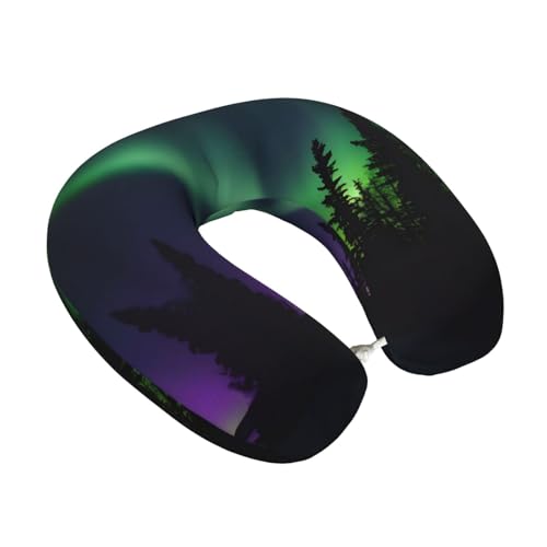 Almohada portátil de espuma viscoelástica negra miniatura 2