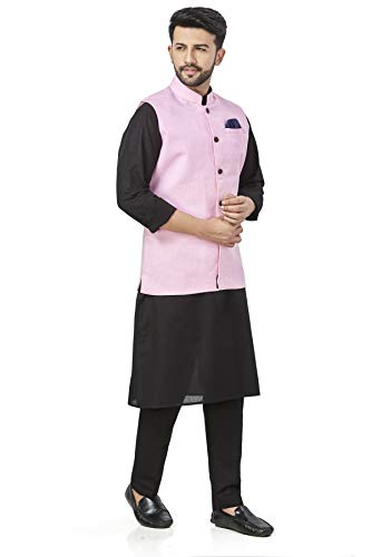 Image of Mens KURTA PYJAMA KOTI SET