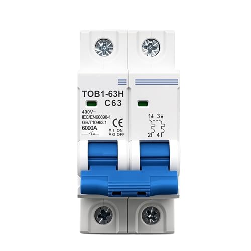 Disjoncteur 2P 32A AC230V 400V courbe C pour rénovation électrique