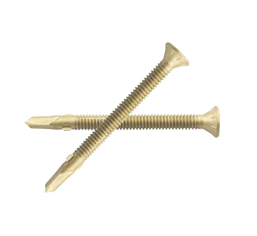 #12x2-1/2 Reamer Tek Tornillos Autorroscantes con Cabeza Torx/Estrella para Madera a Metal