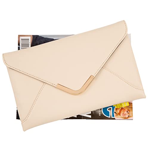 Image of JNB Faux Leather Envelope Clutch Purse