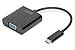 Produktbild DIGITUS USB Typ-C Grafik Adapter, USB Type-C zu VGA, Full HD 60Hz, 1920x1080 Pixel, Kunststoff, Schwarz