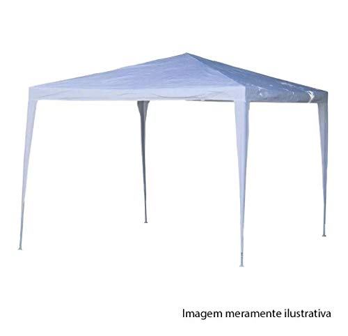 Tenda Gazebo Importway 2,4x2,4 Desmontável IWGZM-240BR - Branca