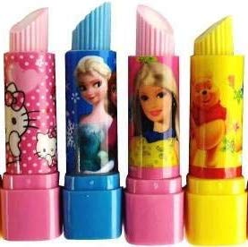 AK Store Girls Cartoon Printed Lipstick Shaped Non-Toxic Pencil Erasers for Kids, Birthday Party & Return Gift (Set of 4, Multicolor) (B083Y2BNCV) Amazon Price History, Amazon Price Tracker