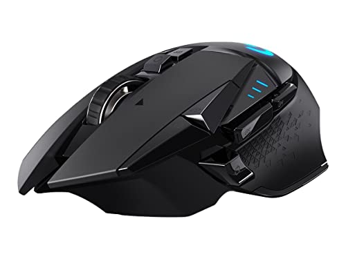 Image of Logitech G502 Lightspeed Wireless Gaming Mouse, 25K Hero Gaming Sensor, 25600 DPI, RGB, Ultra-Light, 11 Programmable Buttons, Long Life Battery, PowerPlay-Compatible, PC - Black