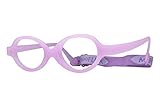 Miraflex Baby Zero 2 Eyeglasses for Kids+Extra Straps - Non-Toxic Plastic Frame Eyewear for Girls &...