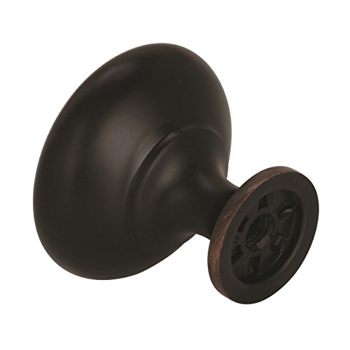Amerock | Cabinet Knob | Oil Rubbed Bronze | 1-1/4 Inch (32 Mm) Diameter | Edona | 10 Pack | Drawer Knob | Cabinet Hardware #TOP6