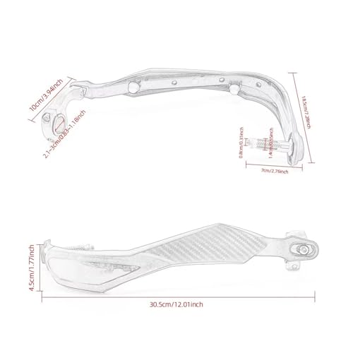 Protège-main guidon pour éviter les leviers cassés en moto cross