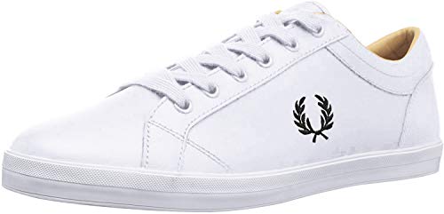 Fred Perry Baseline Leather White 42