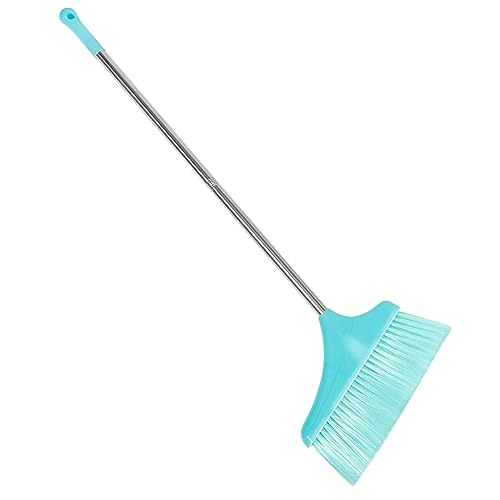 minkissy Floor Wiper Floor Cleaning Broom Floor Sweeping Broom Garbage Cleaner Angle Broom Household Broom Outdoor Broom Home Broom Office Cleaning Supplies Two Pieces Stainless Steel