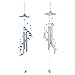 FOMIYES Outdoors Wind Chimes Dolphin Wind Chime Acrylic Dolphin Hanging Decors Decorative Wind Bell for Balcony, Porch, Garden 2PCS (Blue+ Purple)
