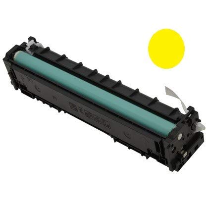 Toner Compatible (w2212a, 207a) pour HP Color Laserjet Pro M255dw (1,25k) Jaune - sans Puce