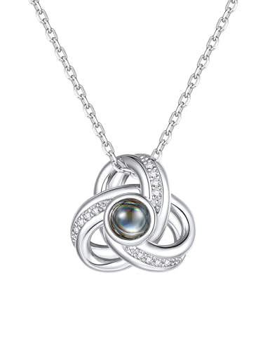 Custom4U 925 Sterling Silver Custom Photo Projection...