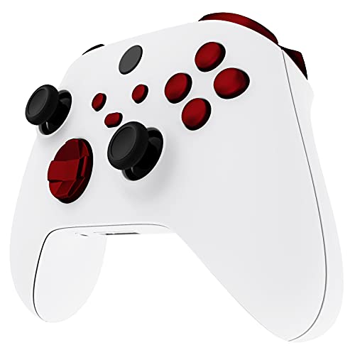 eXtremeRate Boutons de Remplacement pour Xbox Series X/S Manette, LB RB LT RT Triggers Bumpers D-Pad ABXY Start Back Sync Share Boutons pour Xbox Series S/X...