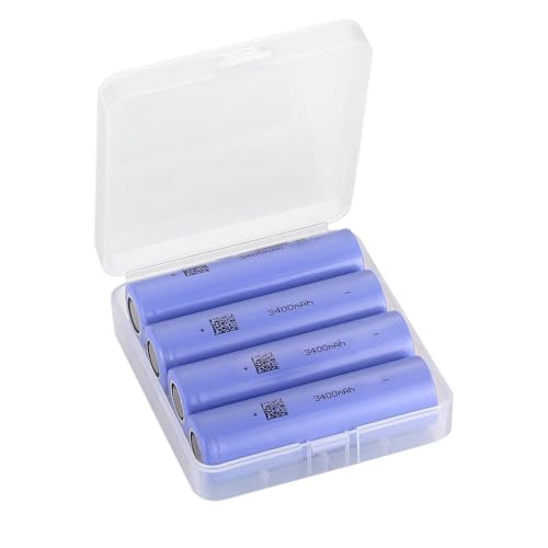 MORNGC 3.7V Battery Case 4Pack Set