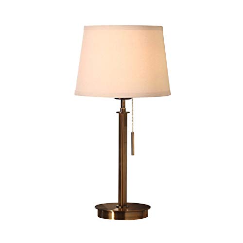 Preisvergleich Produktbild DIAOD Nachttischlampe, zeitgenössische Nachttischlampe, Schwarze Schreibtischlampe auf Metallbasis mit Stoffschirm für Wohnzimmer, Schlafzimmer, Büro, Studentenwohnheim, Kaffeetisch