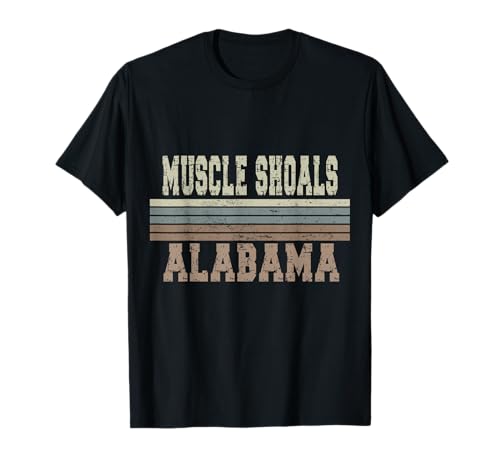 Retro Muscle Shoals Alabama Camiseta