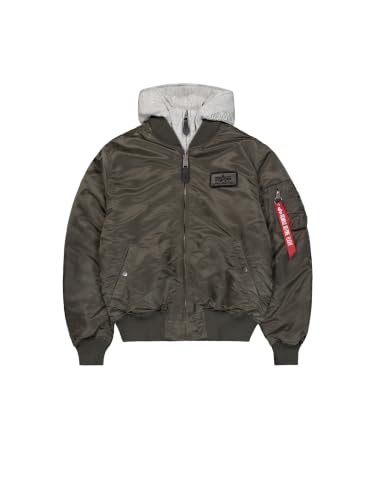 Alpha Industries MA-1 D-Tec Bomberjacke für Herren Rep.Grey – Ansicht 1