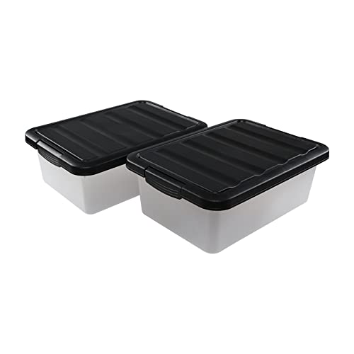 Tyminin-Medium-Storage-Bin-with-Lid-14-Quart-Plastic-Stackable-Container-Box-2-Pack