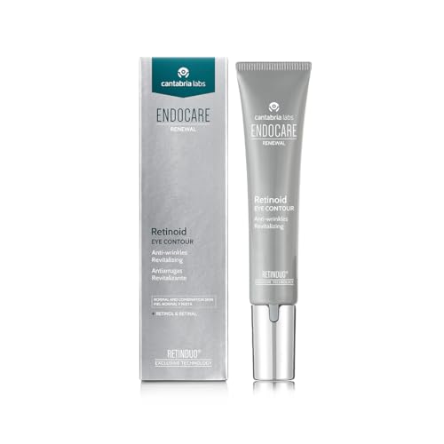Cantabria Labs - Endocare Renewal Retinoid Contorno de Ojos - 15 ml - Contorno de Ojos Antiedad con Retinol Puro, Retinal y un Booster - Reduce Arrugas, Patas de Gallo y Ojeras - Mirada Rejuvenecida