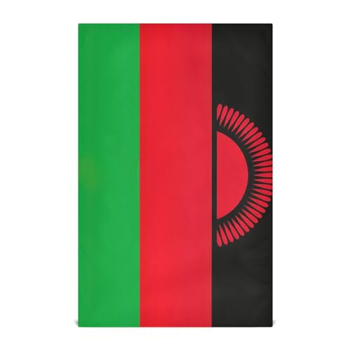 RPLIFE Toallas de cocina con la bandera de Malawi para secar platos, 28 x 18 pulgadas, toallas de mano a granel para cocina