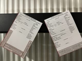 Bloc-notes VFR pour kneeboard A5 et mini bloc magnétique A6 de navigation aérienne
