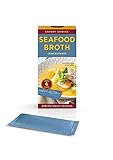 Savory Choice Seafood Broth Concentrate - 50 Packets (12g each) - Gluten Free and Trans Fat Free
