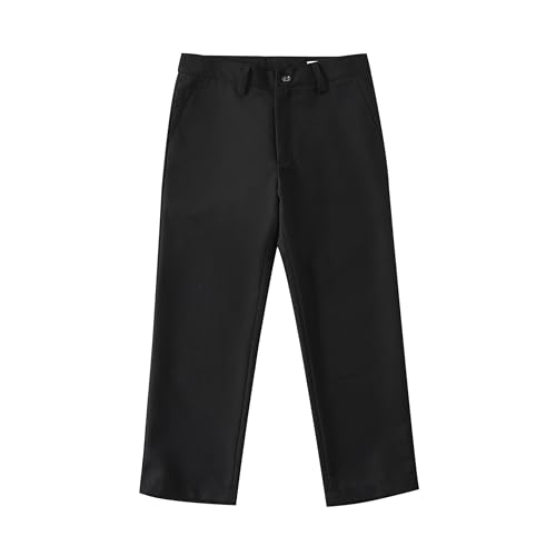 Boys Slim Fit Suit Pants Casual Sports Solid Color Formal Suit Pants for Boy Kids Homecoming Graduation Party3