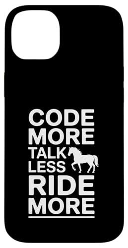 Code More Talk Less Ride More ��n�v���O���}�[ �X�}�z�P�[�X iPhone 14 Plus �p