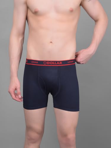 Image of Dollar Lehar Mens Combed Cotton Trunk - Actual Colour May Vary