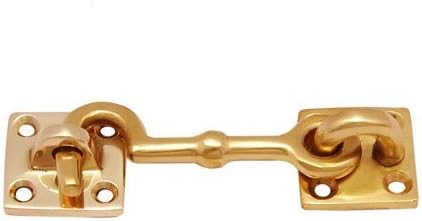 Adonai Hardware 3" Designer Brass Window Cabin Hook (Antique Copper) (Supplied as 2 Pieces per Pack)