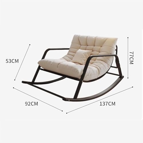 Chaise inclinable à bascule confortable pour soulager la fatigue sur le patio