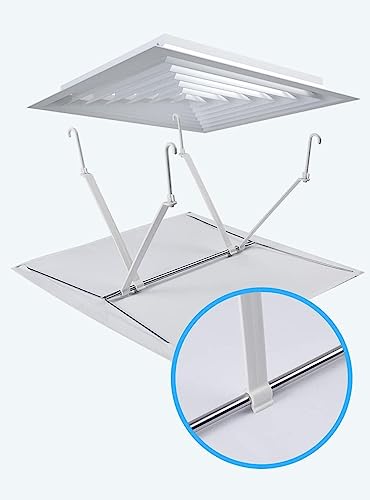 Déflecteur d'air de plafond 60 cm réglable pour climatisation centrale