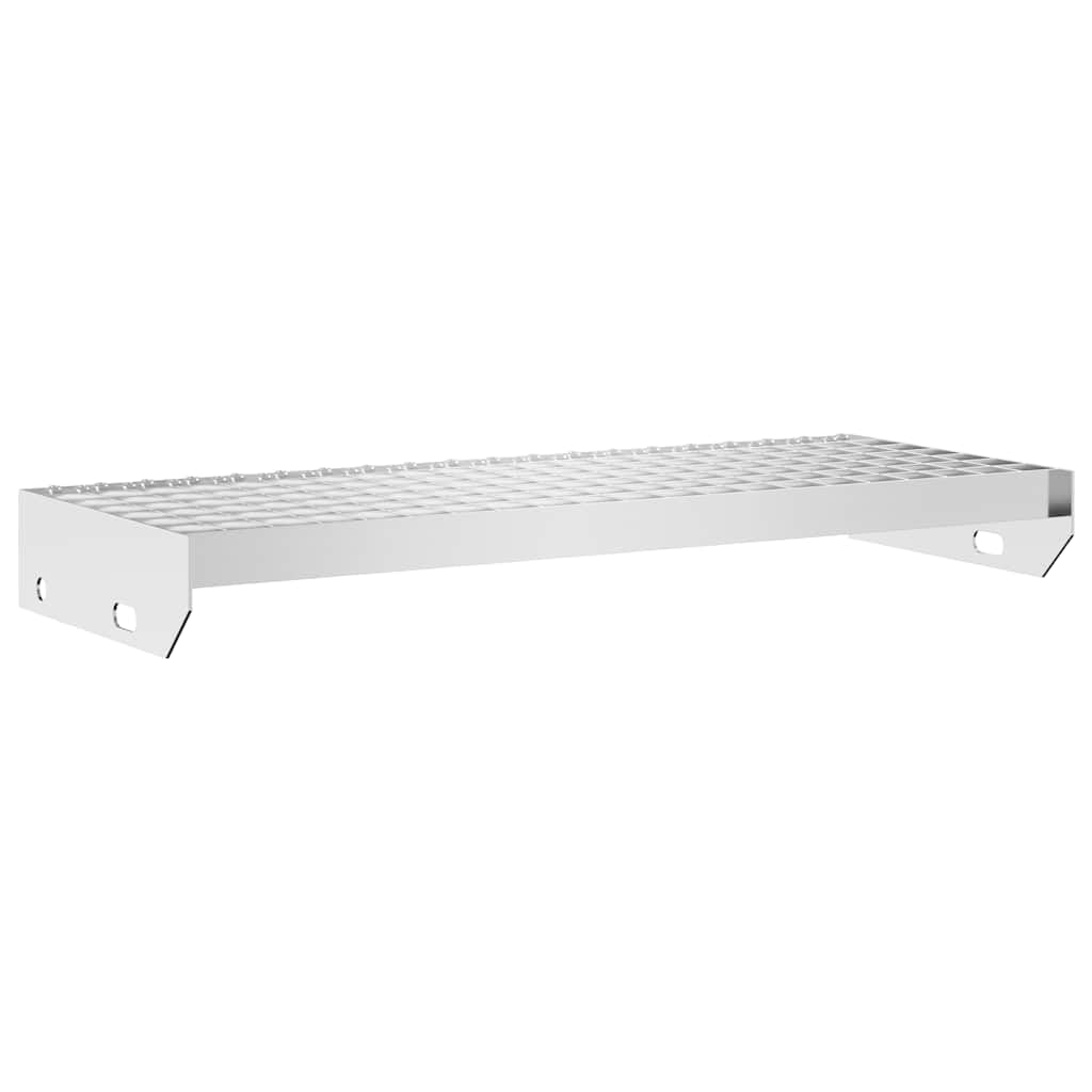 Gradino in Griglia 60x24x7 cm Acciaio Zincato -155682