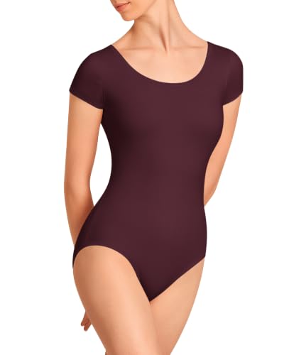 Image of Stelle Women's Ballet Leotard for Dance Scoop Neck Double Lined Bodysuit