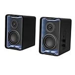 Edifier QR30 Desktop Active Speakers 2.0, Bluetooth v5.4, USB-A, AUX, 30W RMS, 63Hz-20kHz, 2.75" Drivers, 0.75" Tweeters, RGB Light Effect, Ideal for Music/Movies/Gaming, Black