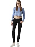 LTB Jeans Damen Molly Jeans, Black To Black Wash, 27W / 30L