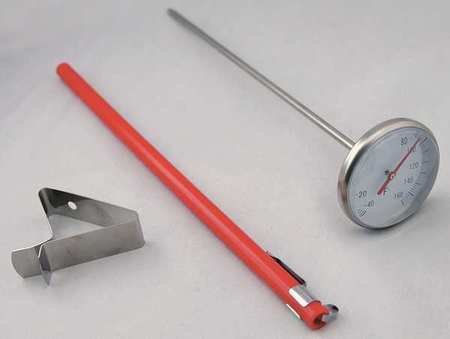 Dial Pocket Thermometer, -40 to 160 F