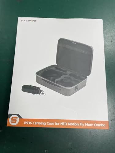 CERFFOOL Portable Drone Accessory Storage Case for DJI Neo Motion Fly More Combo & Goggles N3, Gray, Elegant - Image 4