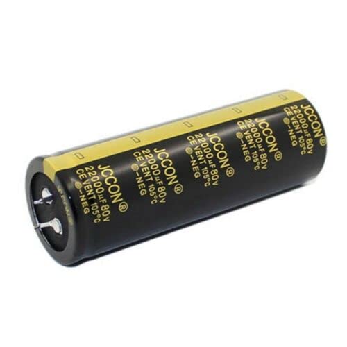 2PC JCCON 22000 uf 80v Audio Amplifier Capacity Filter Capacitor 35x100