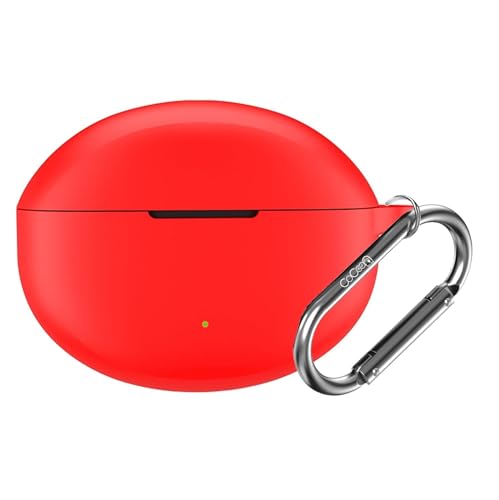 Image of Silicone Case Cover Compatible for OnePlus Nord Buds 3 | 3 Pro (Red)