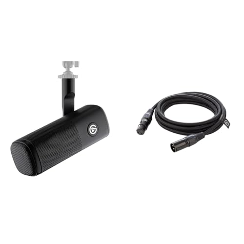 Elgato Wave DX with Cable - Dynamic XLR Microphone with 10ft/3m XLR Cable, Speech optimised for Podcasting, Streaming, Broadcasting, No Signal Booster Required, Works with Any Interface, PC/Mac - image 4