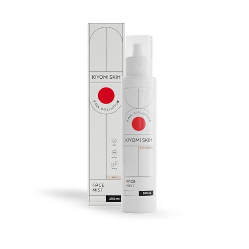 KIYOMI SKIN 5-ALA Skin Energy Spray Facial – 100 ml – Freshkick con ácido hialurónico, 5-ALA, lavanda y té verde