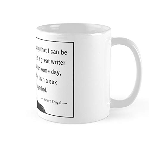 Generic White Mugs Steven Cups Seagal Birthday Sex Ceramic Symbol Tea Travel Coffee Mug 11 Oz Or 15 Oz Gifts For Family Friend Co-Worker Holidays Christmas thumb #1