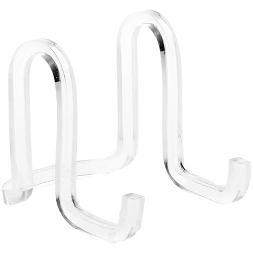 Plymor Clear Acrylic Ribbon-Style Display Easel, 2.875" H x 2.5"