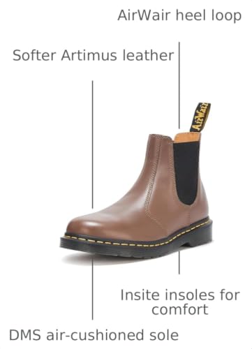 Image of Dr. Martens Unisex Adult 2976 Artimus Leather Chelsea Boot