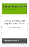 liturgia della lavanda dei piedi sheet music (english edition)