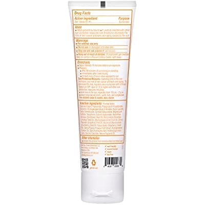 واقي الشمس المعدني الآمن للأطفال Thinkbaby SPF 50+، واقي الشمس الطبيعي للأطفال - كريم شمس مقاوم للماء واسع الطيف UVA/UVB واقي من الشمس نباتي للأطفال، 3 أونصة.